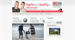 Desktop Screenshot of barbandkathy.ca